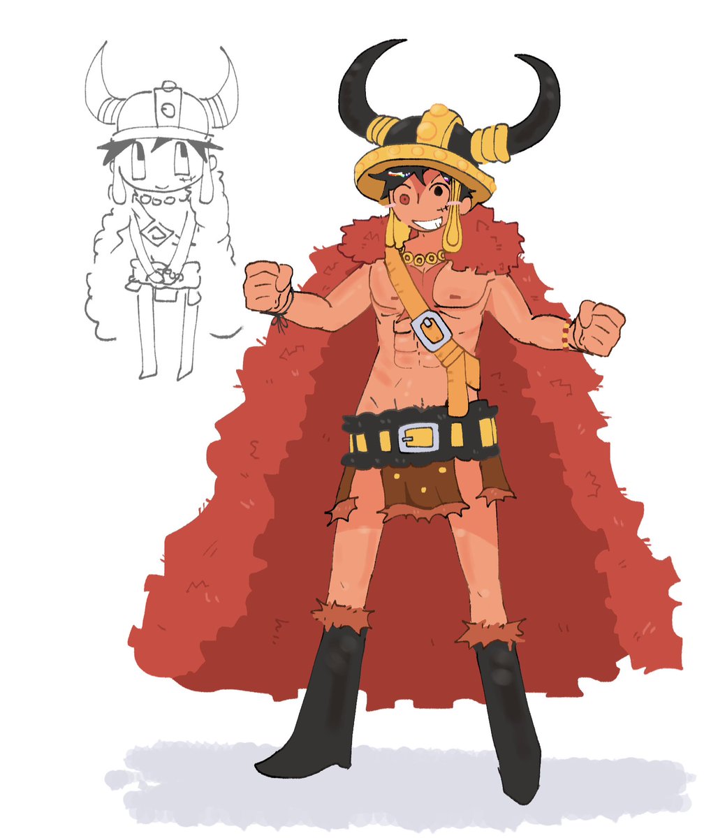 the Elbaph fits are not *that* bad, see here I even drew Luffy’s Elbaph outfit!