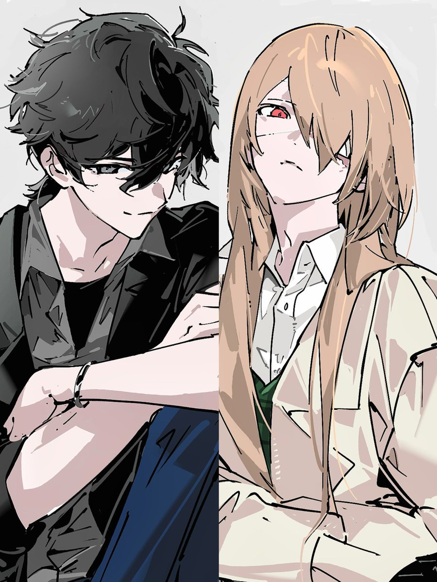 kaninn's tweet image. them together..🥺💞 #p5r #shuake