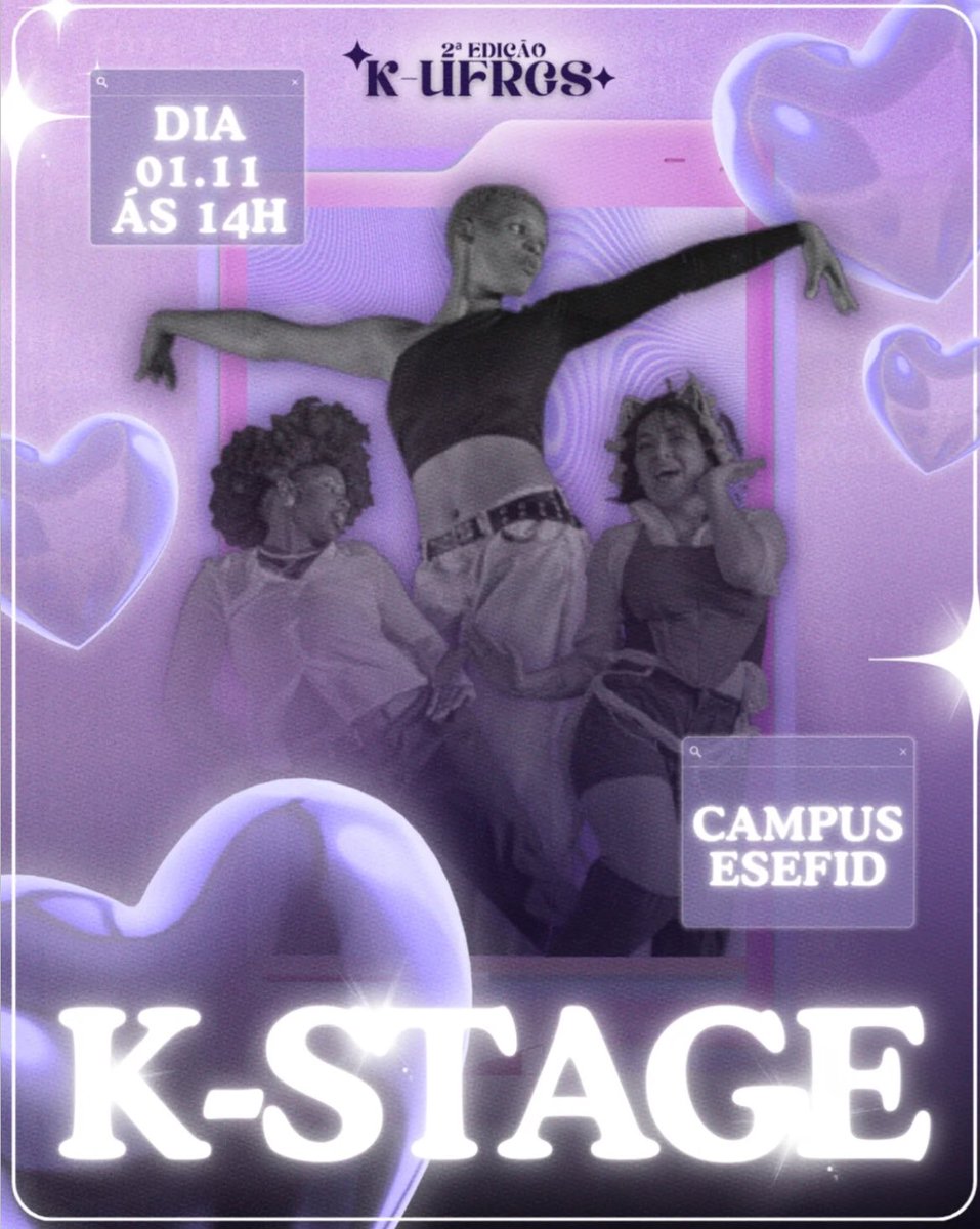 bloom2shop's tweet photo. Convite pra Porto Alegre e região!

Dia 1/11 a Bloom Bloom vai ter stand de venda presencial no evento K-Stage 🖤

🗓️Sábado, 1/11
⏰ Início 14h
📍ESEFID/UFRGS
R. Felizardo, 750 - POA

Vai ter random dance, quiz kpop, apresentações cover, sorteios e muito mais!

Mais infos + https://t.co/TyWQH7G7XJ