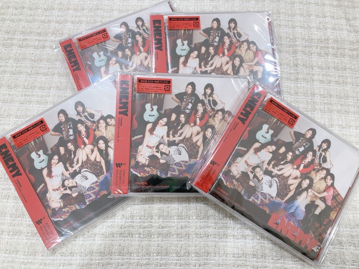 💗#TWICE 商品情報 💗 TWICEさんの JP ​6th ​ALBUM ENEMY 絶賛販売中