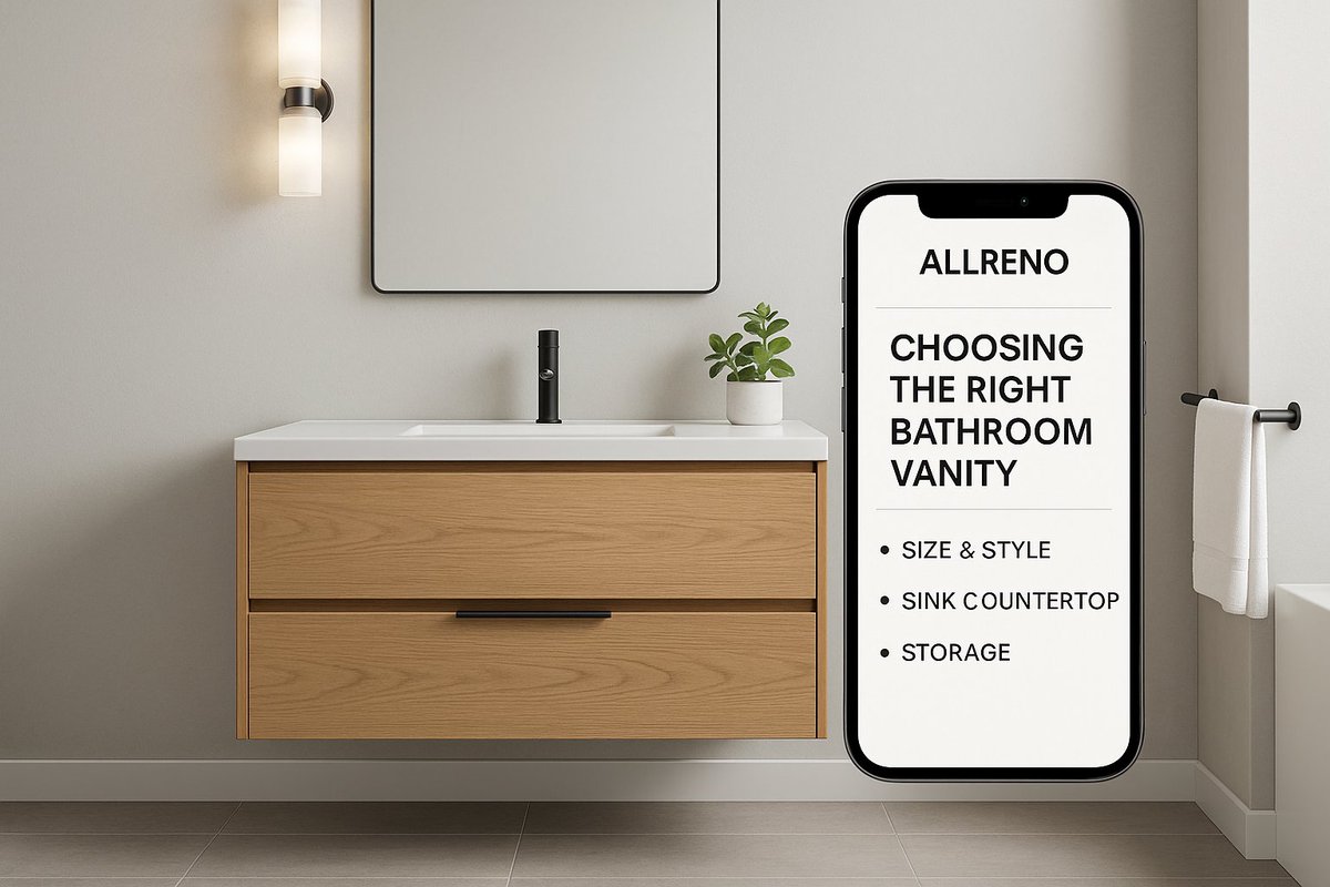 🚿 Redefine Your Bathroom in Minutes with Allreno 🛠️
Scan your space, design in 3D, and choose the perfect vanity — all powered by AI.
From oak floating vanities to marble tops, see it all before you buy
👉 allreno.co
#BathroomRenovation #AllrenoGPT #VanityDesign #AI