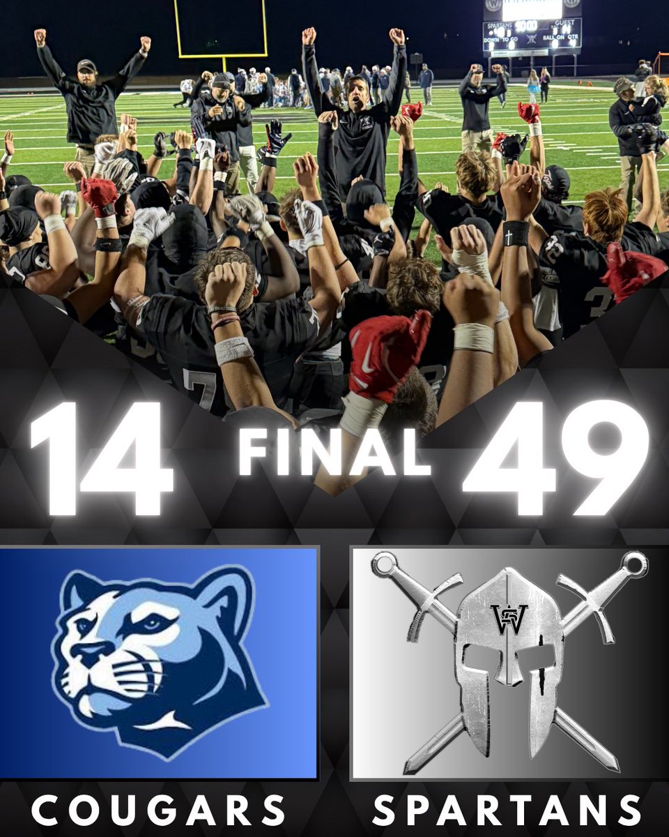 Logan County - 14
South Warren - 49
FINAL

⚔️ STAY THE COURSE ⚔️