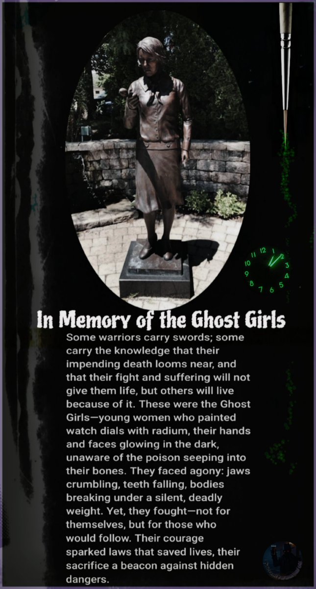 PubcrawlGhostUK's tweet photo. Today is Samhain.
A time to remember the dead and honour their sacrifice.
Let us never forget The Ghost Girls.
#GhostGirls #RadiumGirls #RadiationVictims #Samhain https://t.co/jyNIdxrBZw
