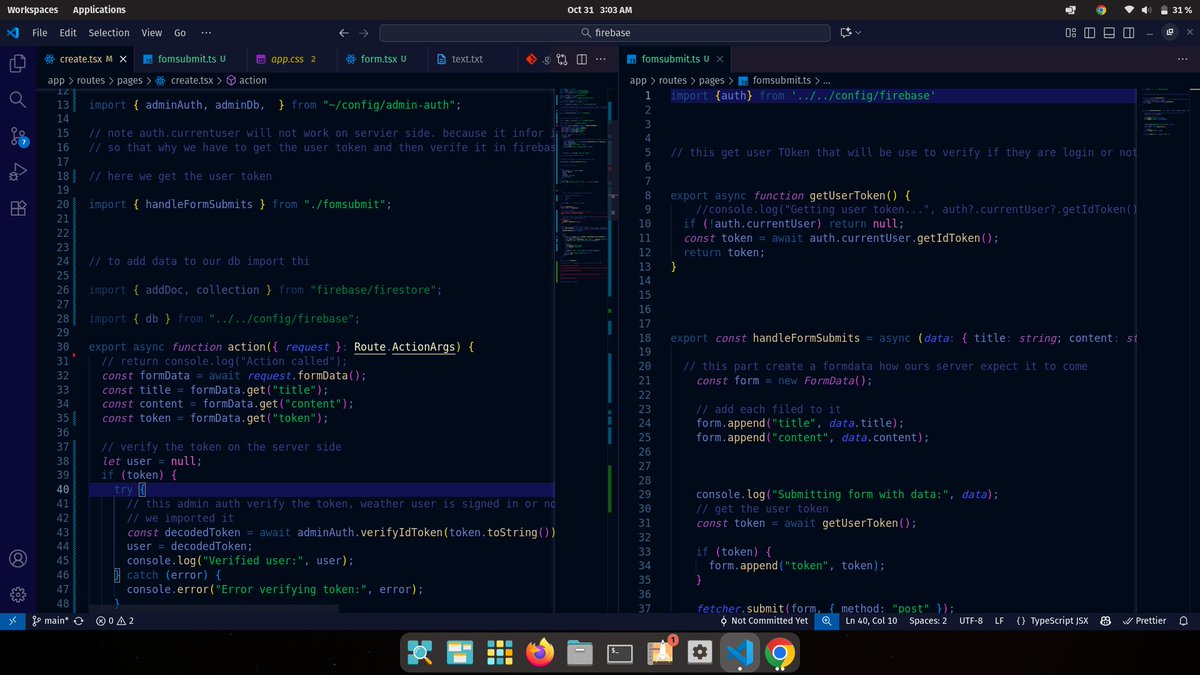 0xhim_'s tweet image. playing around with firebase db
nvm the cmments