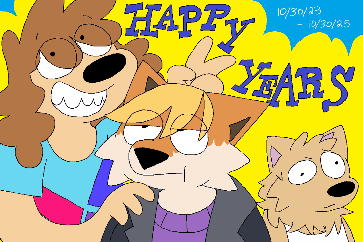 Wow!!! Two whole years since the first comic and I've still never missed a day!!  Yay. Not planning on stopping any time soon!