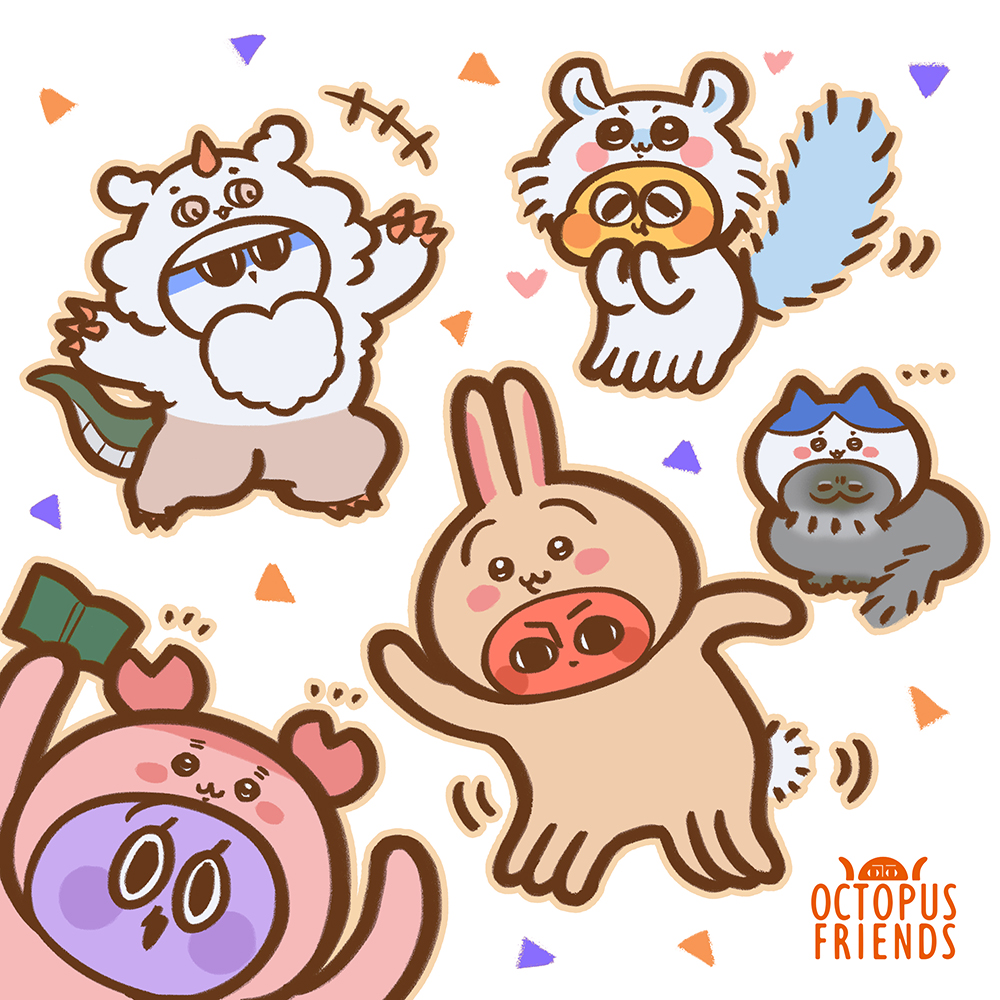 Happy Halloween～！🎃🕸️💜🧡
我唔理！我今年要扮兔兔呀—哈↑～！！！✨

#原創