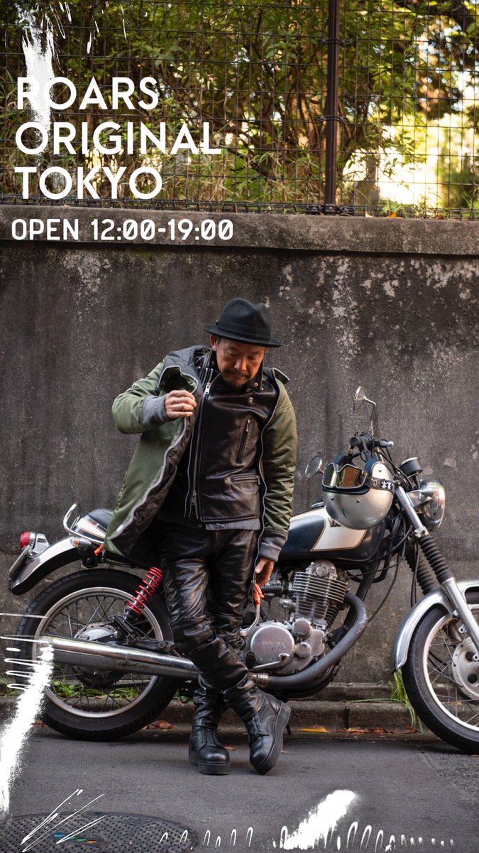 未使用タグ付き✨ BACKLASH×roar スワロクロスガン ライダース 未使用