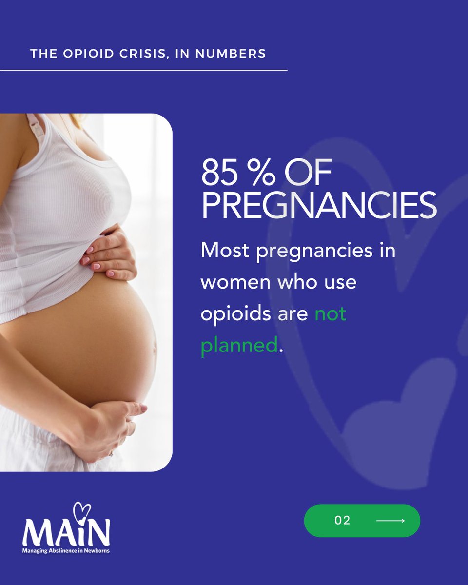 MAiN_babiesSC's tweet image. October is NAS Awareness Month, but NAS affects babies every month. Swipe to learn more about opioid use and pregnancy at a national level. 

#PregnancyHealth #OpioidRecovery #EndAddictionStigma #MaternalCare #HealthyPregnancy