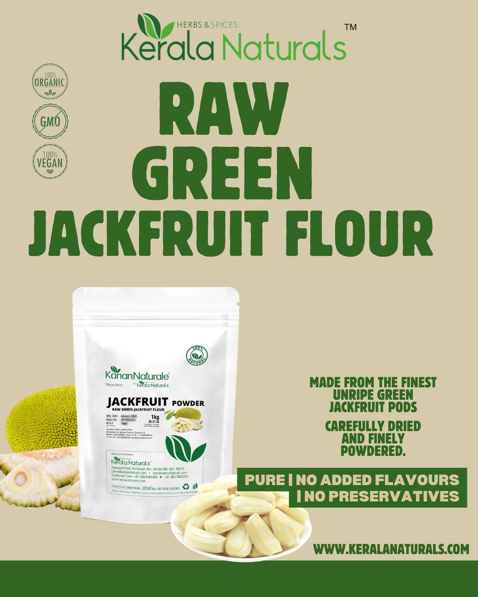 KeralaNaturals's tweet image. Stay healthy with Kerala Naturals Jackfruit Flour!

👉 Order now: zurl.co/f9tQ9

#KeralaNaturals #JackfruitFlour #HealthyLiving #NaturalGoodness #DiabeticFriendly #PreethysBoutique #KananNaturale