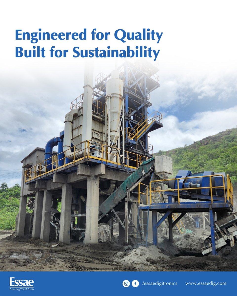 EssaeDigiIndia's tweet image. Smarter Sand Processing with Essae

Uneven sand quality increases costs and delays. Essae’s Engineered Sand Plant offers:
Consistent gradation
Cost savings with dry processing
Eco-friendly German technology

Upgrade today: bit.ly/32AyGA8
#SandPlant #EssaeDigitronics