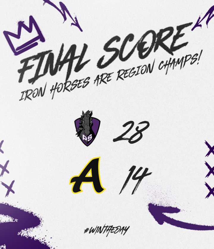 Final from The Phil! Iron Horses are region champs, back to back! THOSE WHO STAY, WILL BE CHAMPIONS! #W1nTheDay #Family