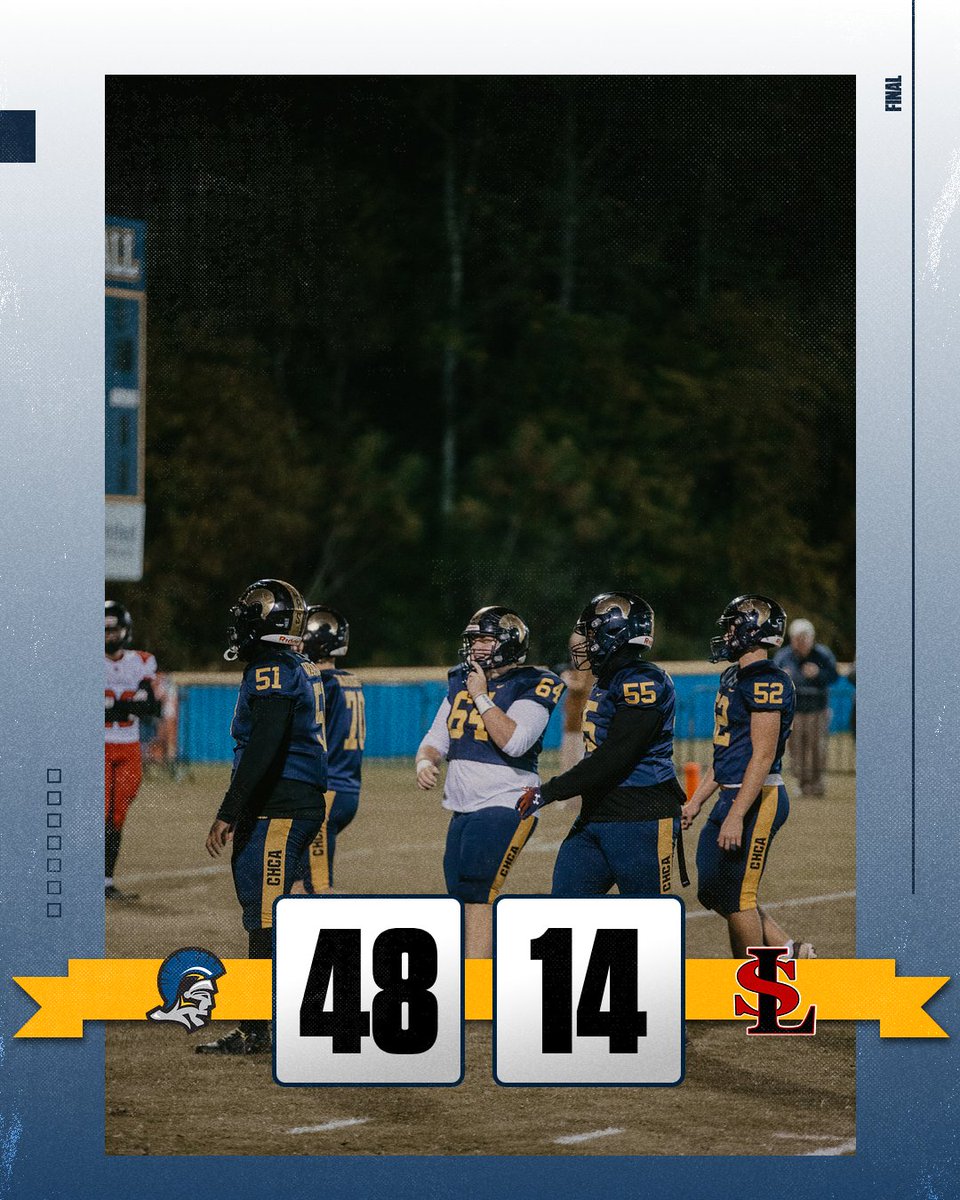 FOOTBALL 🏈 | A Warrior WIN for Senior Night and to close out the regular season! See you next week! #WarriorWay