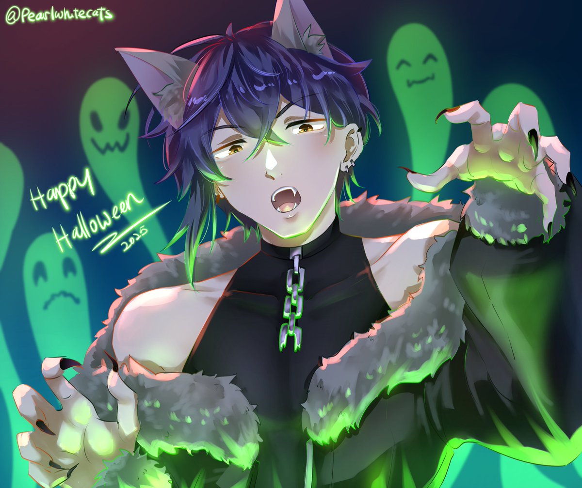 Happy Halloween <3 with Windbreaker Oc Yuto!! 🎃
#windbreakeroc #Halloween2025