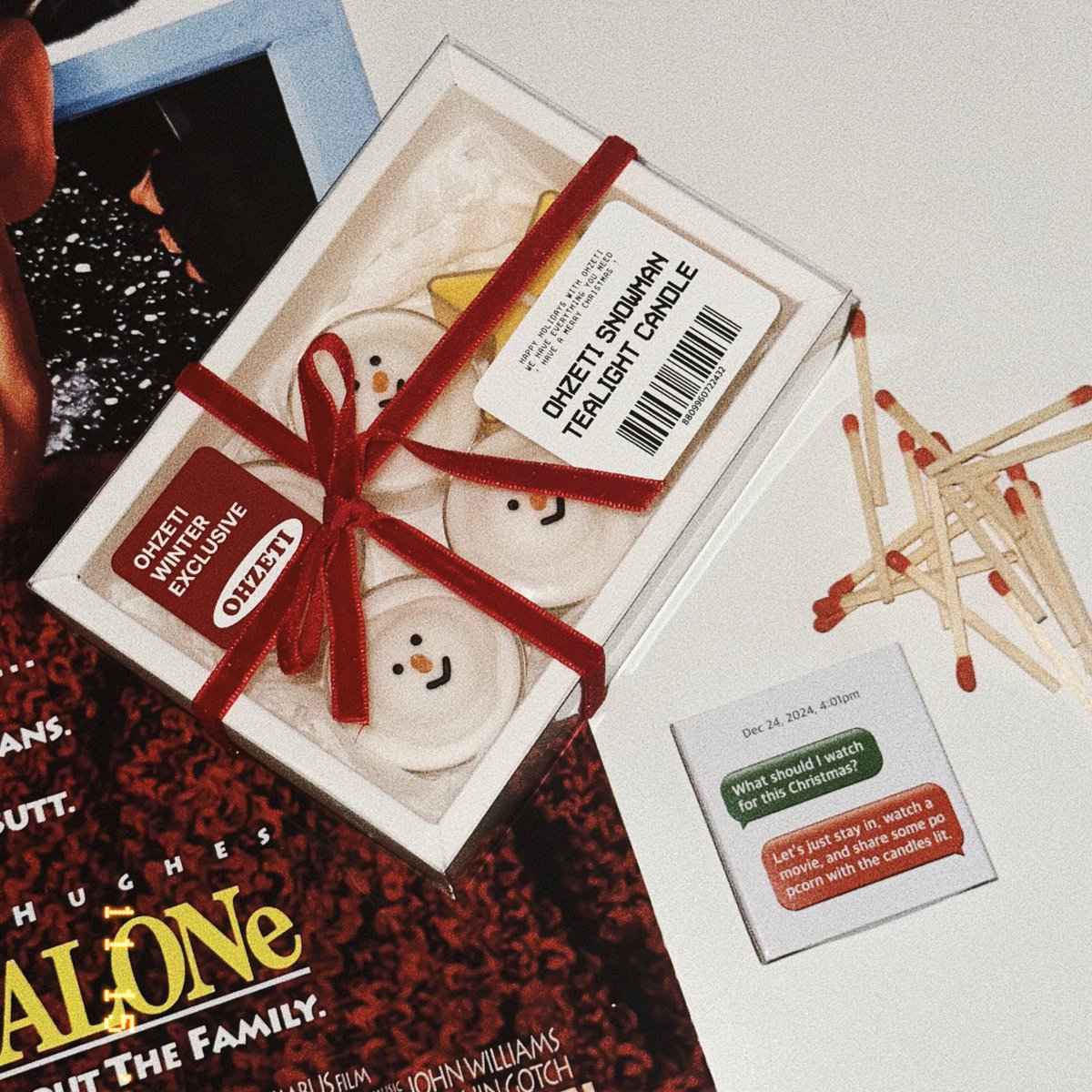 ohzeticandle's tweet image. #RT #RT이벤트

팔로우 상관없이 리트윗 해주신 분들 중 세 분을 추첨하여 눈사람 티라이트 캔들 세트를 드려요. 찬 바람이 솔솔 불어오는 계절에 가장 잘 어울리는 티라이트 캔들! 누구보다 빠르게 오제티에서 만나보세요〰️❤️‍🔥