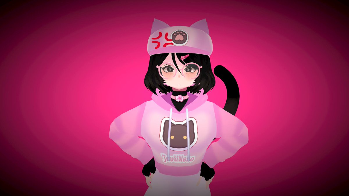 AnimaZiege's tweet photo. Here's an avatar that I made for @JaviiNekoVT 🥰
Give her some love, she's a wonderful person🐱
#VRoid #3d #cute https://t.co/PJfTPprWhZ