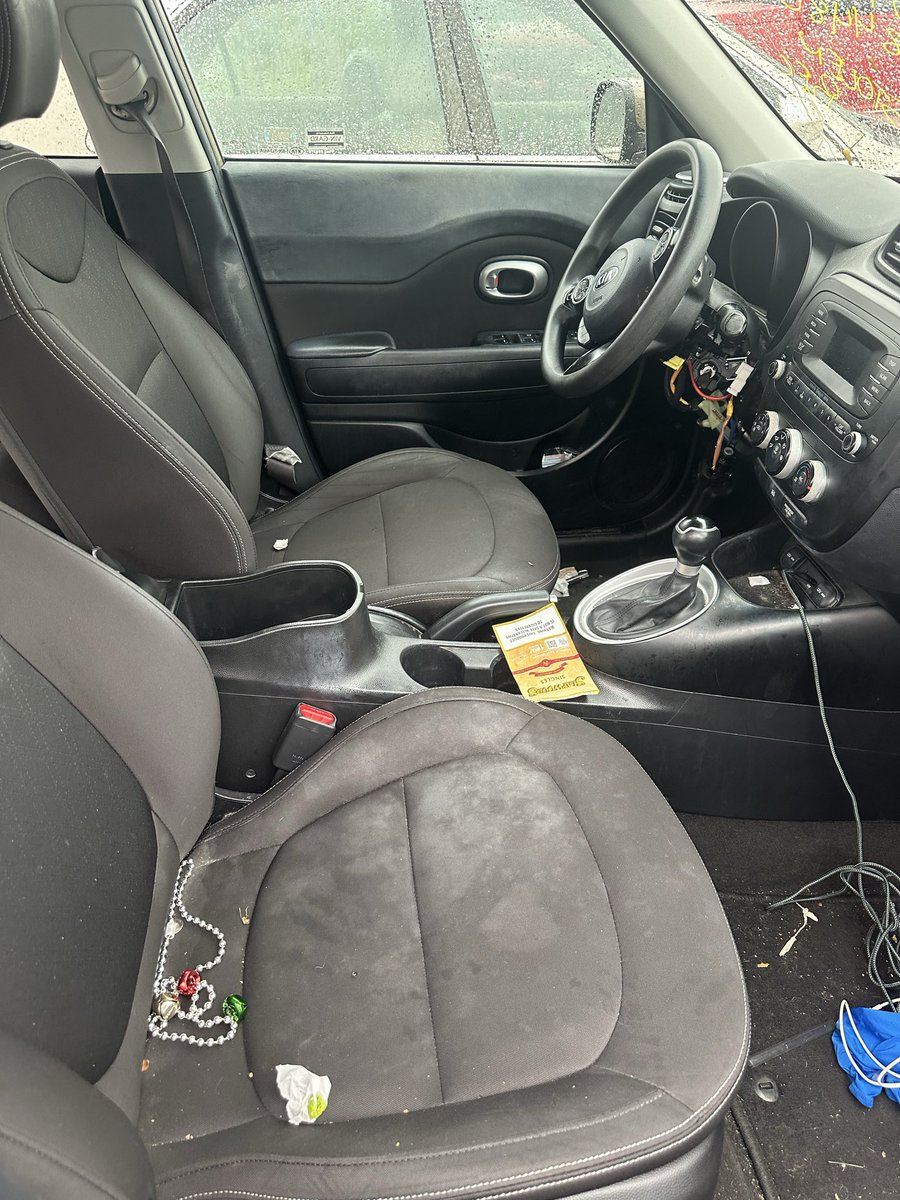 TactQueen's tweet image. My poor car. I got to see it today and everything is gone.