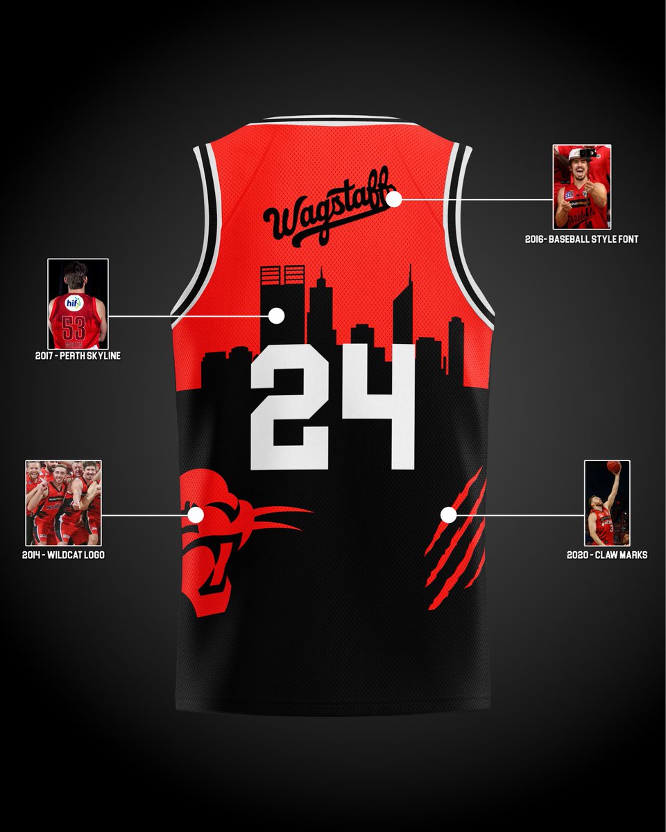 nicktan77's tweet photo. Halloween Frankenstein-Jersey featuring elements from all 10 @PerthWildcats championship jerseys. 

These would sell like hotcakes @WildcatsMark - any chance of making these happen?? 😃😃 https://t.co/l77Uin1IIV