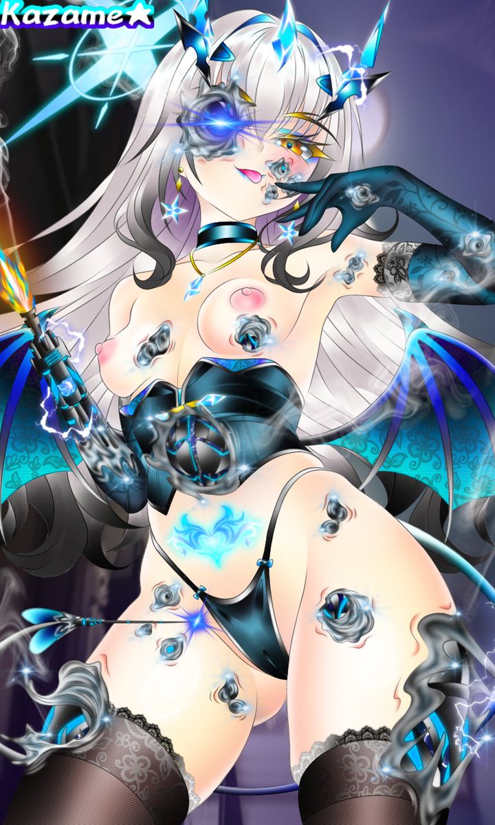 Trick or consider yourself dead? Melusine didn't come for sweets, She came ready to terminate the chaldea master, Disguised as a cute succubus this Halloween without anyone suspecting she's a liquid metal T-X 🎃
Commissioned by: Mashu.

#Terminator #Liquidmetal #FGO #Halloween