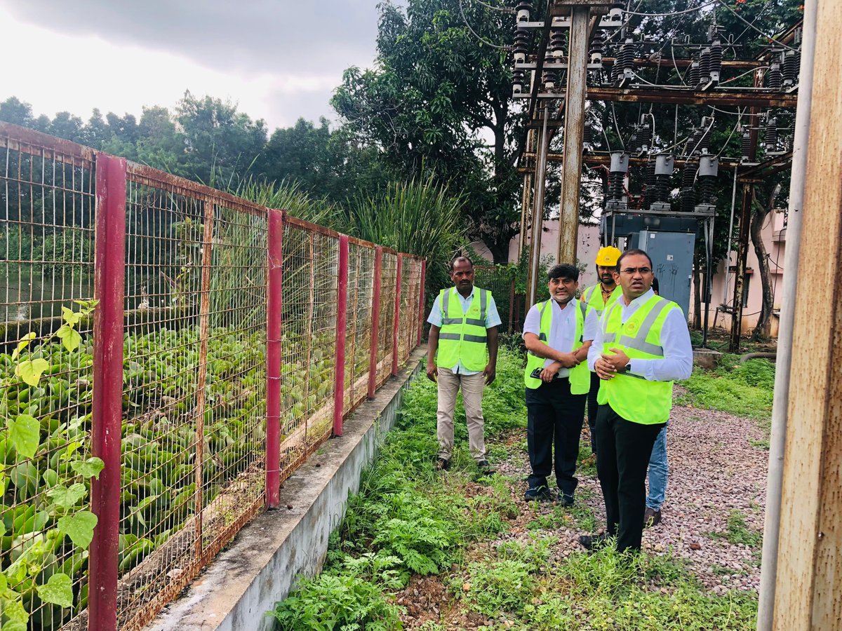 After the heavy rains, CMD, TGSPDCL <a href="/musharraf_ias/">Musharraf Ali Faruqui</a> visited Shamshabad Substation ensuring reliability and system stability.💡📷 
#TGSPDCL #LeadershipInAction #PoweringLives
<a href="/TelanganaCMO/">Telangana CMO</a> <a href="/revanth_anumula/">Revanth Reddy</a> <a href="/Bhatti_Mallu/">Bhatti Vikramarka Mallu</a> <a href="/musharraf_ias/">Musharraf Ali Faruqui</a> <a href="/TelanganaCS/">Office of Chief Secretary, Telangana Govt.</a>