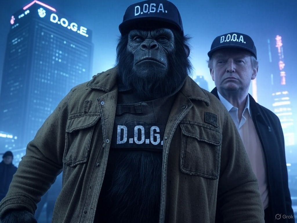 Are you ready to fk shit up ? 
<a href="/realDonaldTrump/">Donald J. Trump</a>
 
The Department of Governmental Apes locked and loaded. Are you degens?! 

$DOGA $sol 
@pumpdotfun <a href="/a1lon9/">alon</a>