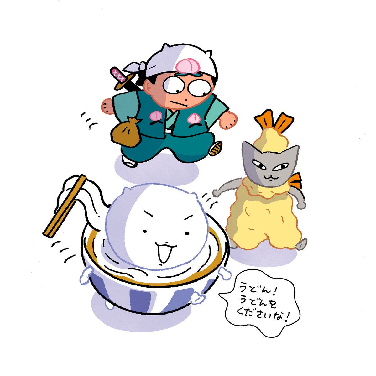 どどんと！うどん！ねこ公式🍕4巻は12月発売！ (@ddnt_udon_neko