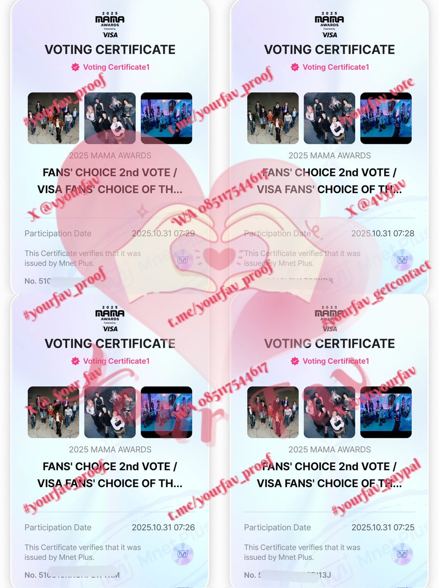 Congratulations achieved this RT Deal 🥳

✅ 10🎟 MAMA AWARDS FANS' CHOICE
2nd VOTE Bonsang #ZEROBASEONE #BABYMONSTER 
OF THE YEAR Daesang #SEVENTEEN 

💸 1500🎟 Bonsang = $95 / 1.425k
💸 1500🎟 Daesang = $143 / 2.145k

Thank you for participating🫶🤗
#yourfav_RT