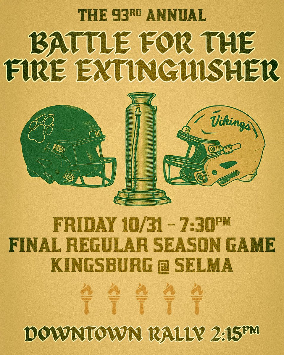 Kingsburg High School Viking Football tweet media