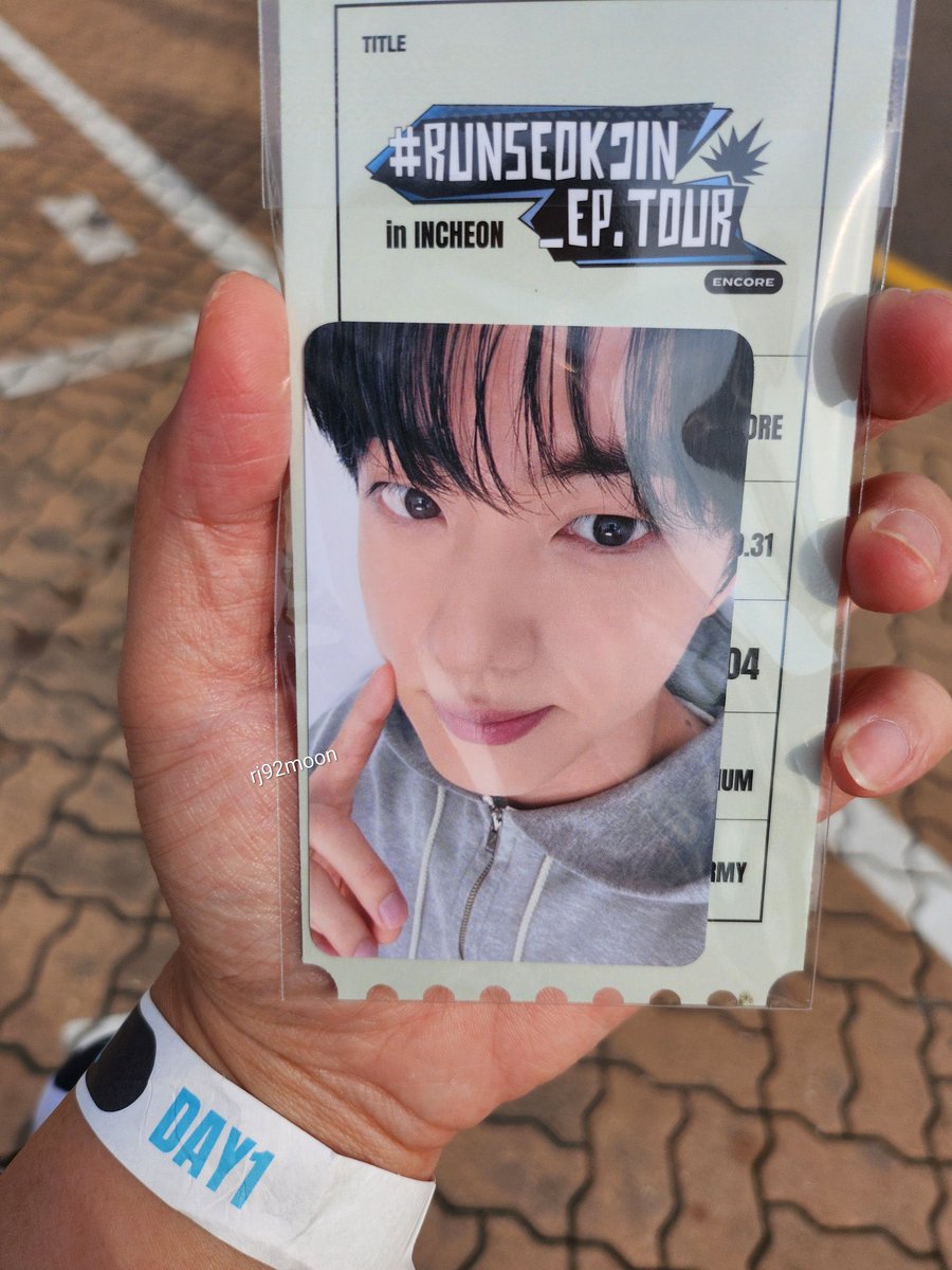 韓国　BTS　RUN SEOKJIN　ソクジン　ARMY ZONE　特典 韓国 BTS RUN SEOKJIN ソクジン ARMY ZONE 特典 1日 seokjinism1