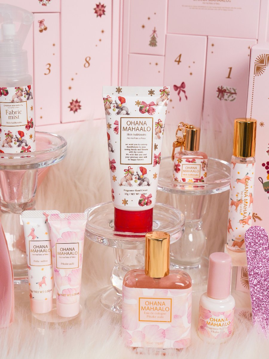 \10周年企画/
OHANA MAHAALO
🎁🎄アドベントカレンダー🎄🎁

オハナマハロ発売10周年記念、
今年ラストはアドベントカレンダー📅🎄✨

10周年にちなんで、全部で10種類の
アイテムが入った特別なセット🌟🎉
アドベントにしか入っていない限定アイテムも🎁