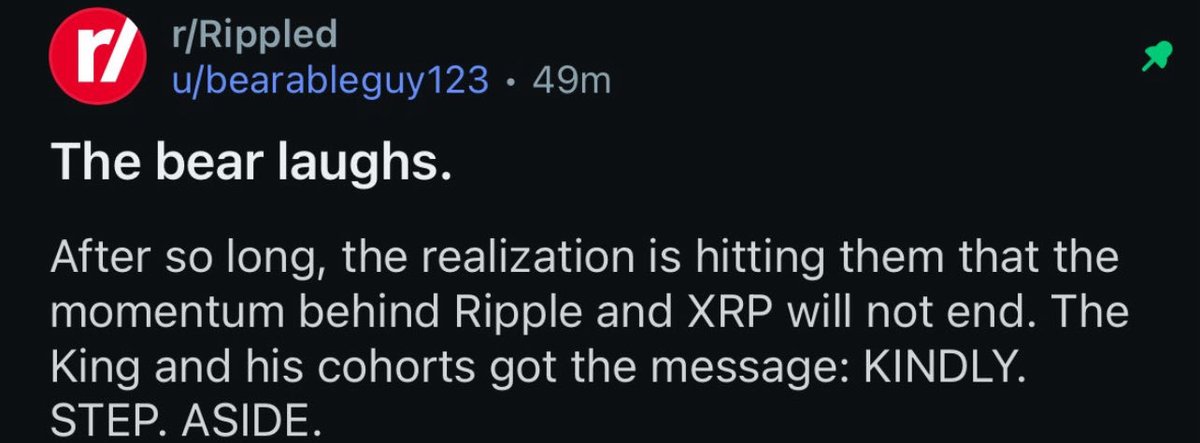 Cobb_XRPL's tweet image. HOLY FUCK HE HASNT POSTED IN REDDIT SINCE XRP WAS $0.50