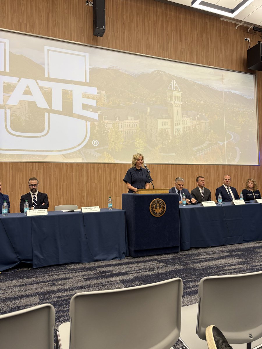 Great day at <a href="/USUAggies/">Utah State University</a> Brad Mortensen will be a great President <a href="/BradLMortensen/">Brad Mortensen</a> #utahpol