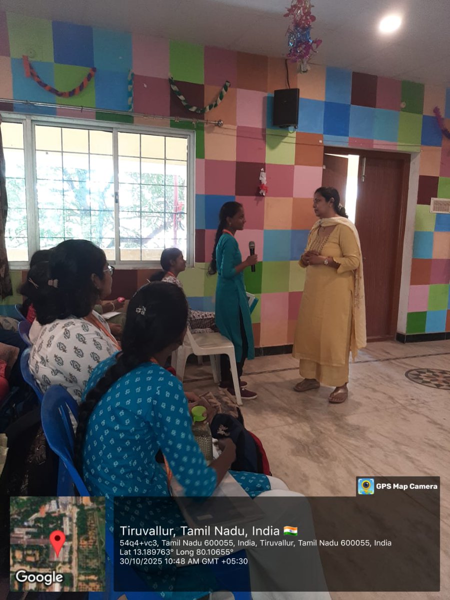 VelMultitech99's tweet image. The Dept. of Science &amp;amp; Humanities, in collaboration with the Science Club, organized a workshop on“Skill Development Activities” for I-year ECE students on 30.10.2025.
Facilitator: Ms. Vanditha Midha, Cambridge Certified Trainer.
A session on communication, teamwork &amp;amp; confidence!