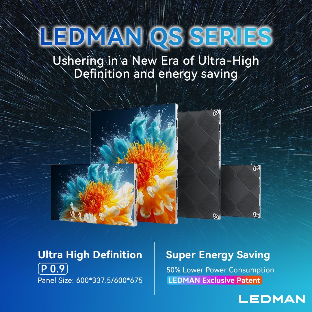 DisplayLedman's tweet image. LEDMAN QS Series Officially Launches — A New Era of Ultra HD and Energy Efficiency Begins! 🌍

The LEDMAN QS Series marks a breakthrough in UHD #COBdisplay innovation — delivering Ultra High Definition visuals and Super Energy Saving performance in one refined design.