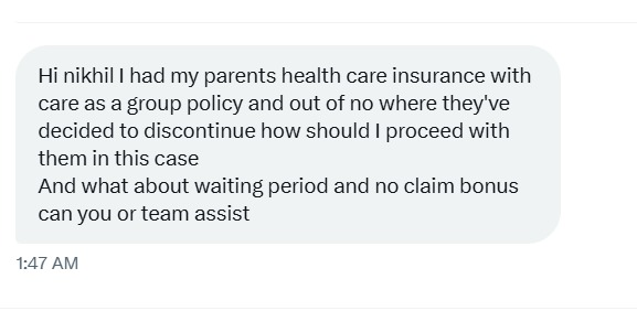 🚨Toxic Nature of Group Health Insurance Policies

Many people fall for the lollipop of Cheap premiums on a group health insurance policy(Sold by Banks like ICICI Health Shield 360)

Time and again,
We have said DO NOT BUY GROUP HEALTH INSURANCE polices

Many people trolled us,