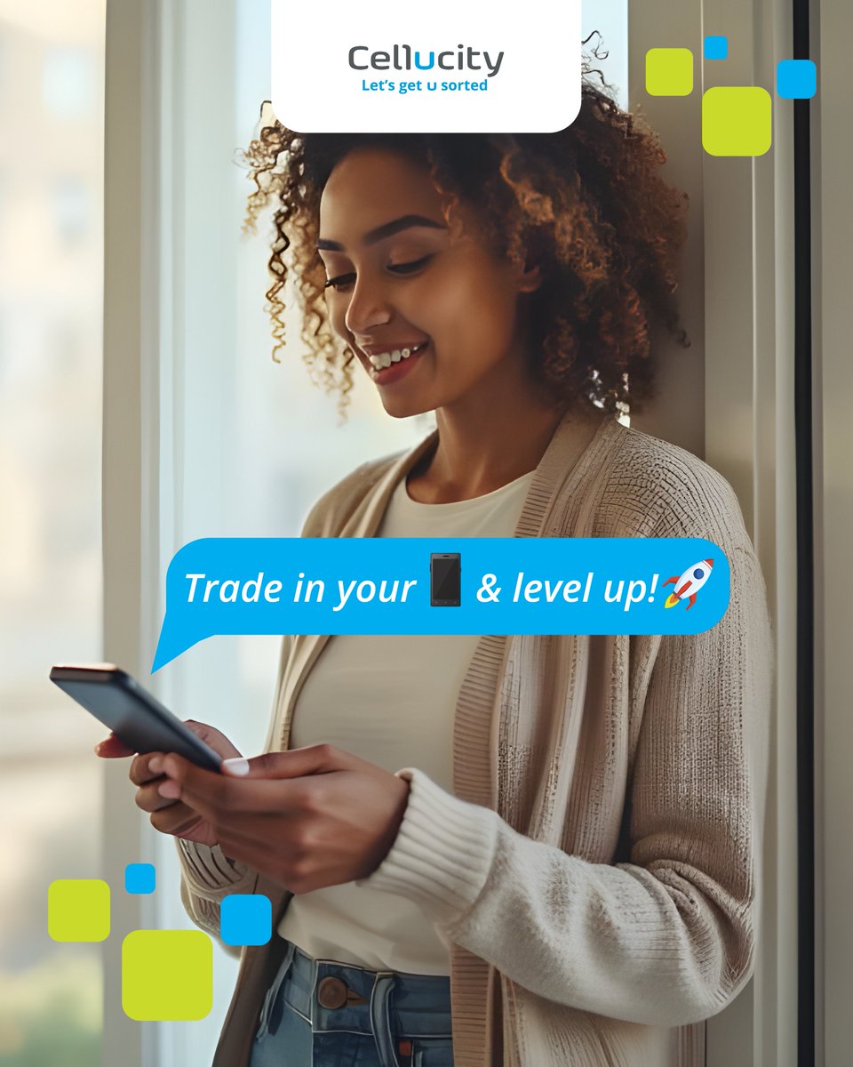 Cellucity's tweet image. 📱 Trade-in your phone &amp;amp; level up! 🚀
Get the best value, AI-powered grading, and bonus offers on Apple, Samsung, Honor &amp;amp; Huawei devices.
💰 Upgrade smart. Trade with confidence.
👉 bit.ly/4fAA5dK

#Cellucity #TradeInAndLevelUp #TechUpgrade