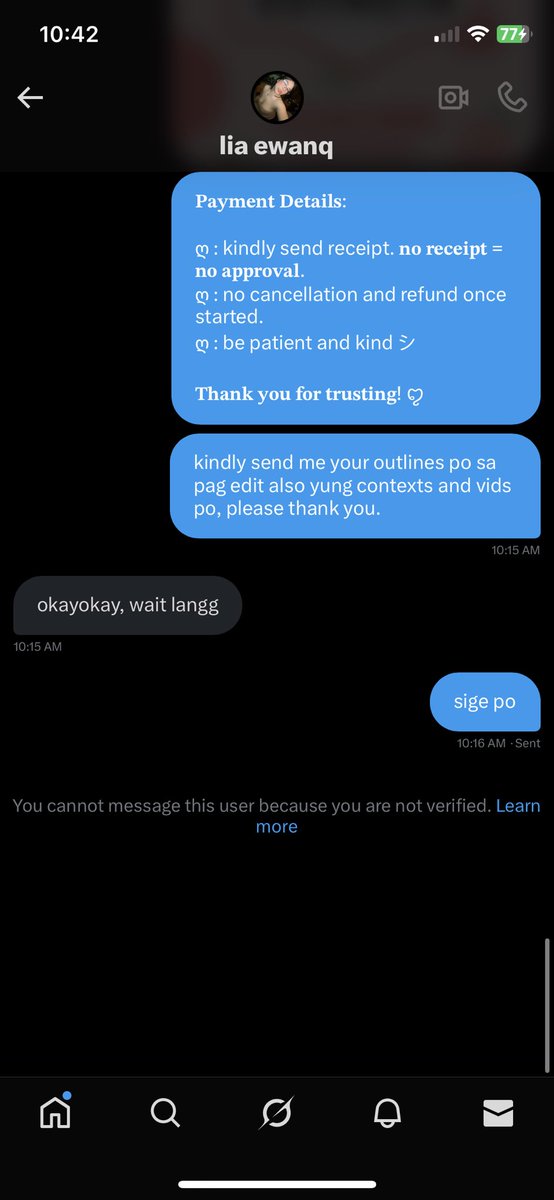 itsranacreates's tweet image. be aware of this client @/LEwanq75948

bogus client alert! 

lf commissioner (for expo)