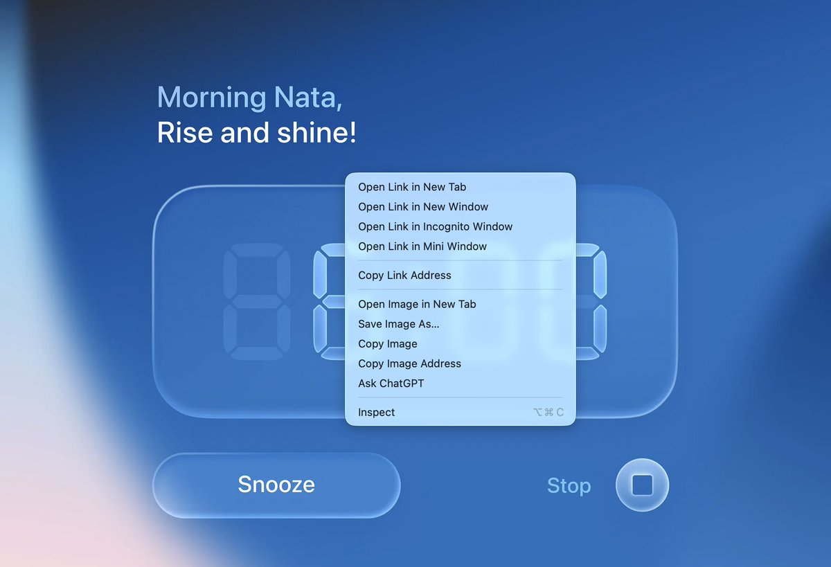 hi_caicai's tweet image. ChatGPT Atlas 居然定制了右键菜单！前几天刚夸它简约的设计，准备长期用用，结果定制的右键，直接把很多插件都搞死了，比如没办法用 Eagle 来保存图片... 只能放弃了  #ChatGPTAtlas