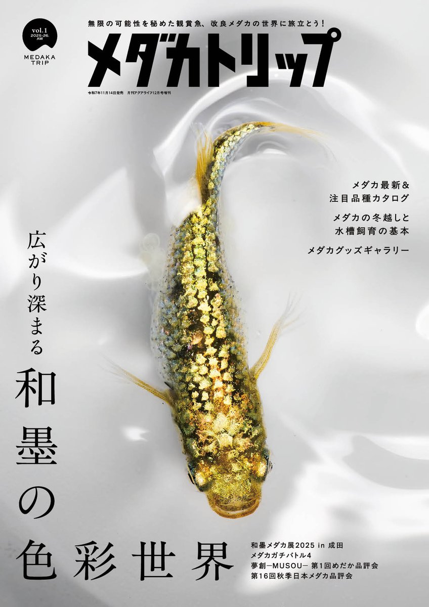 月刊アクアライフ編集部 (@AQUALIFE_MPJ) / Posts / X