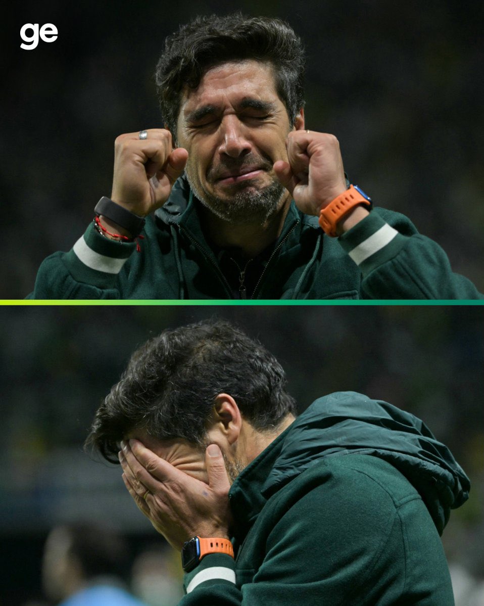 O choro de Abel Ferreira.

Eu te amo.

📸 AFP | <a href="/geglobo/">ge</a>