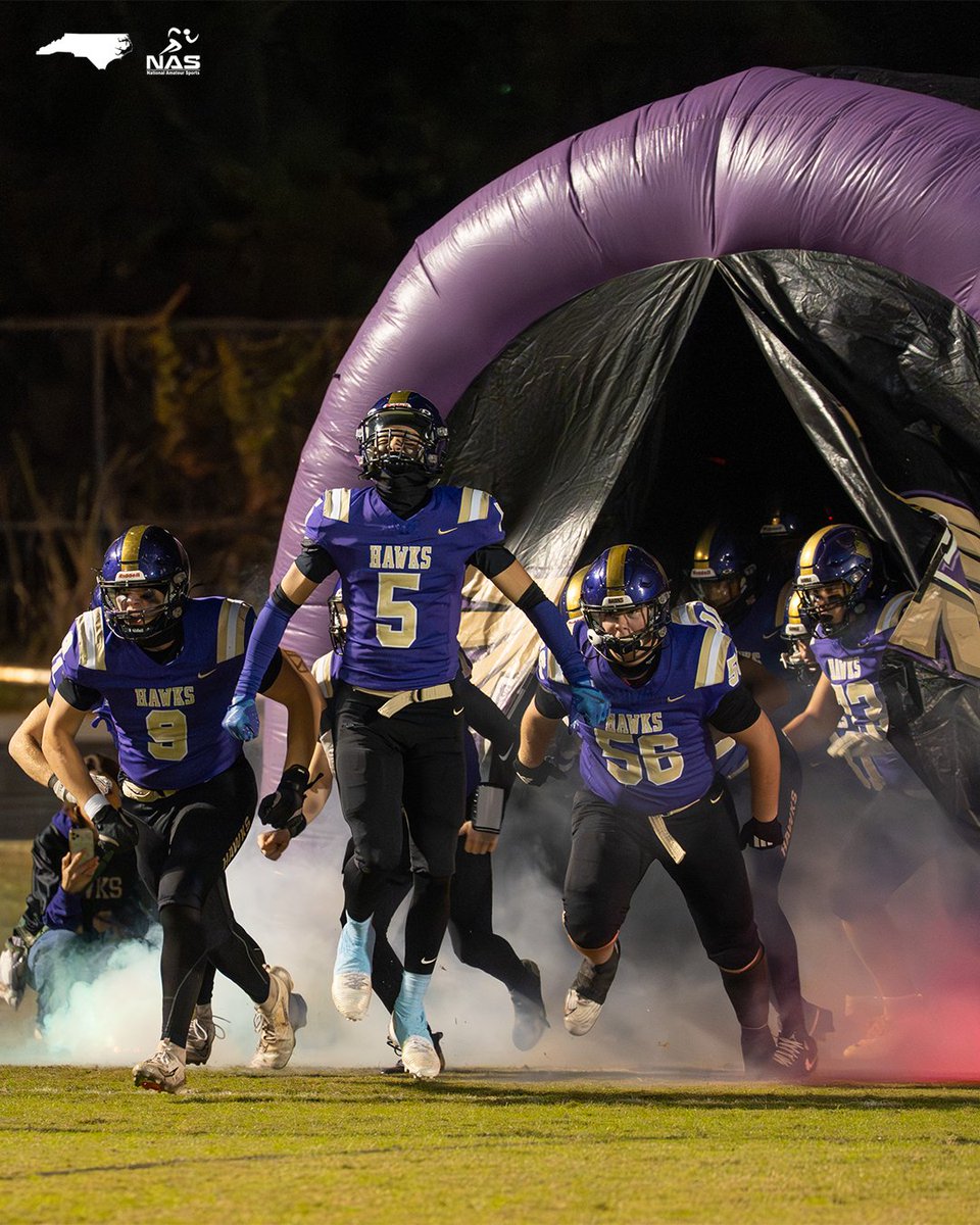 NASathleticzone's tweet photo. Middle Creek wrapped up the regular season tonight with a 37-7 win at Holly Springs. The Mustangs enter the playoffs with a 7-2 record and a second-place finish in the Triangle Six Conference.

Full photo gallery: https://t.co/t82A9sBogY https://t.co/HUuNW372JA