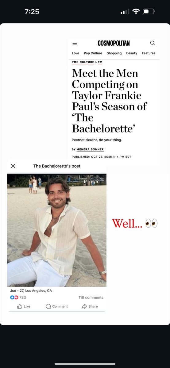 Joe reveals he was CUT from Taylor Frankie Paul’s season after being casted &amp; flown out to do promo. #thebachelorette