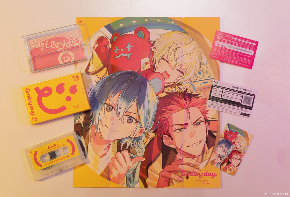 📼18TRIP Cassette📼 18TRIP Cassette #09 'Smiley day' -L4mps- 発売