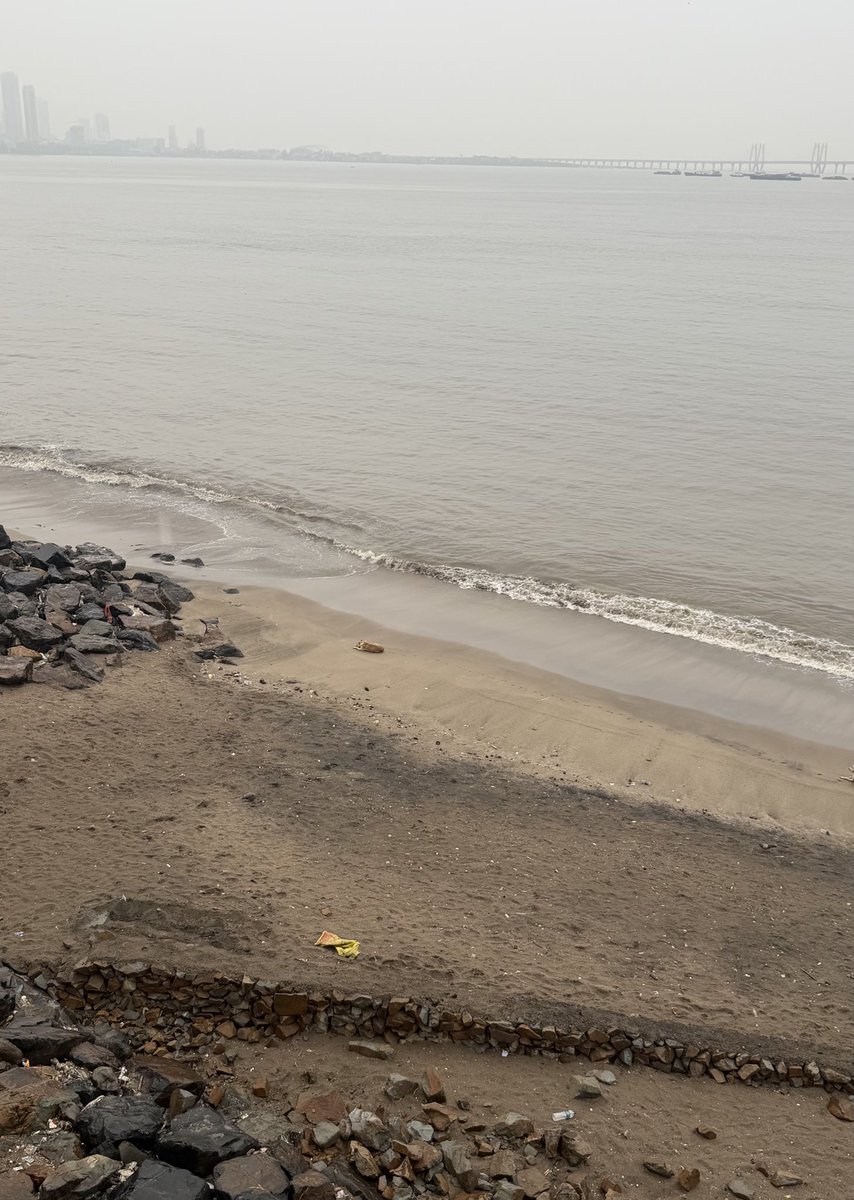 SohaaWrites's tweet photo. Mahim Bay getting into shape. A ramp for a cleaner, happier mahim beach coming up soon! Thank you @mybmc for being proactive and efficient as always. https://t.co/HKhAZQLufF
