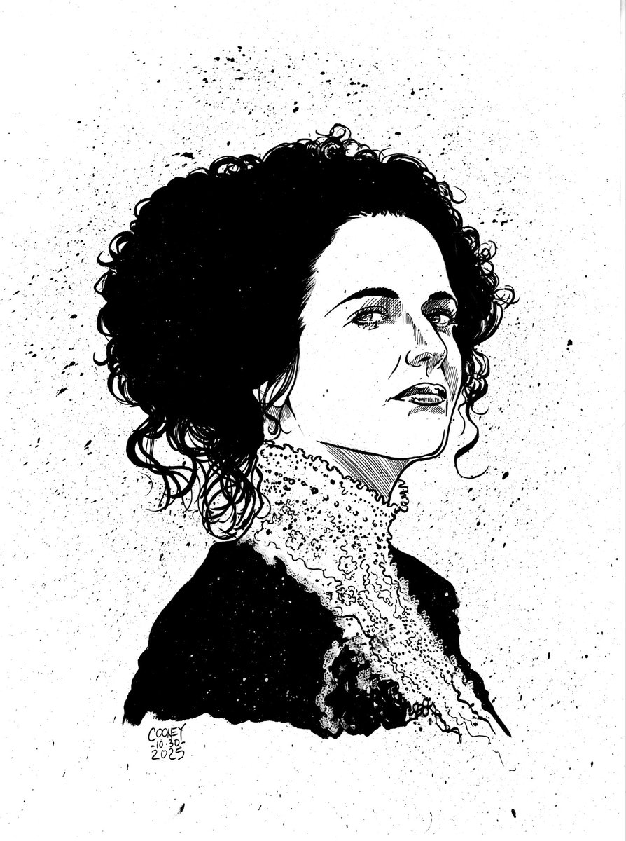 Vanessa Ives, portrayed by Eva Green, from the macabre series Penny Dreadful. ✨🥀🐦‍⬛
#EvaGreen #VanessaIves #PennyDreadful #Inktober #PenAndInk #Showtime #Portrait