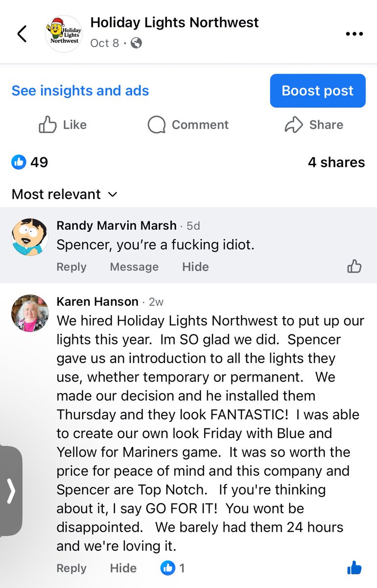 Nice…

This random troll also left a fake 1 star review

Fuck people like this