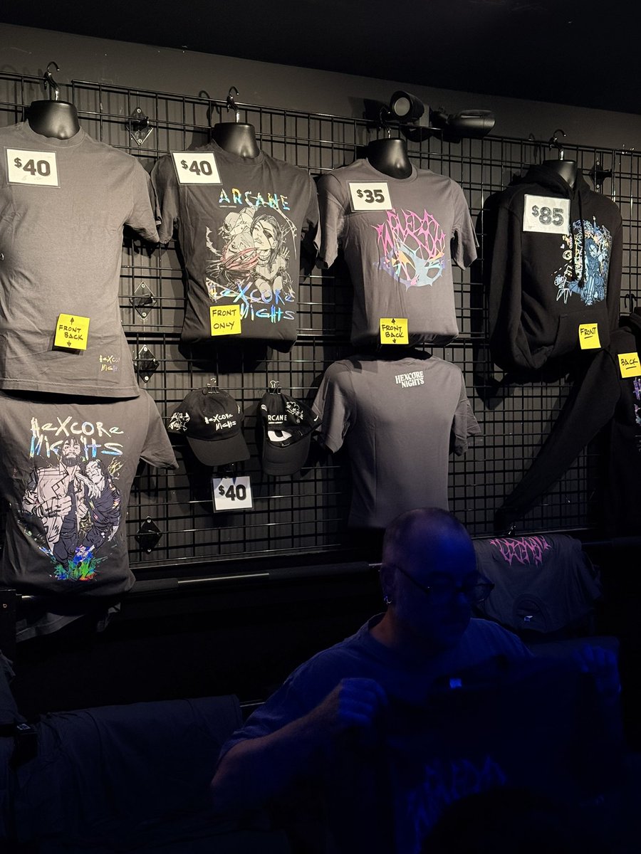 OkayAndyTV's tweet image. #hexcore #arcane merch for night 2