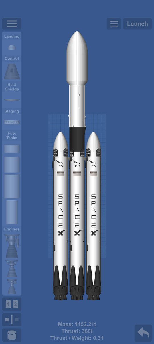Cosmic_Player12's tweet image. Falcon Heavy
