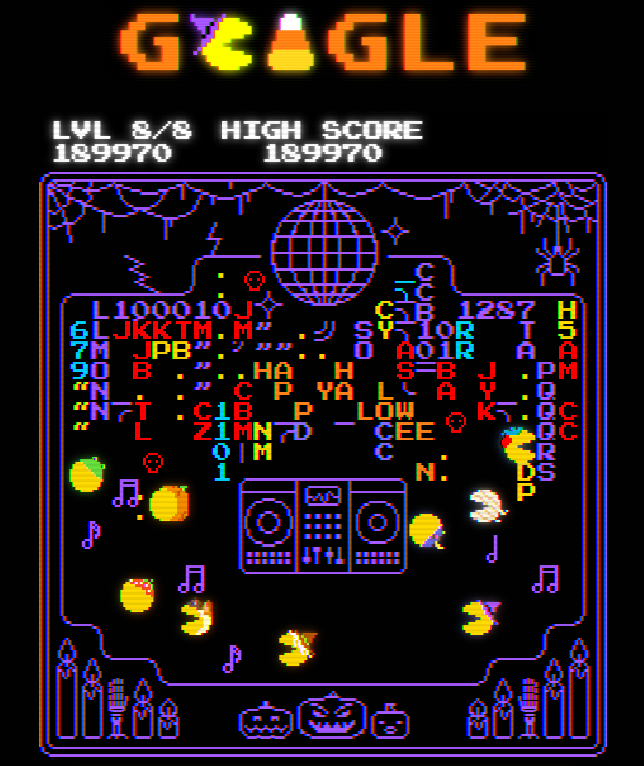ANNOUNCEMENT:  Yes, I've seen it.  ALMOST a perfect score?  Missed a handful of the 1600-point ghosts.  To be fair, this is a LOT easier than the arcade game.