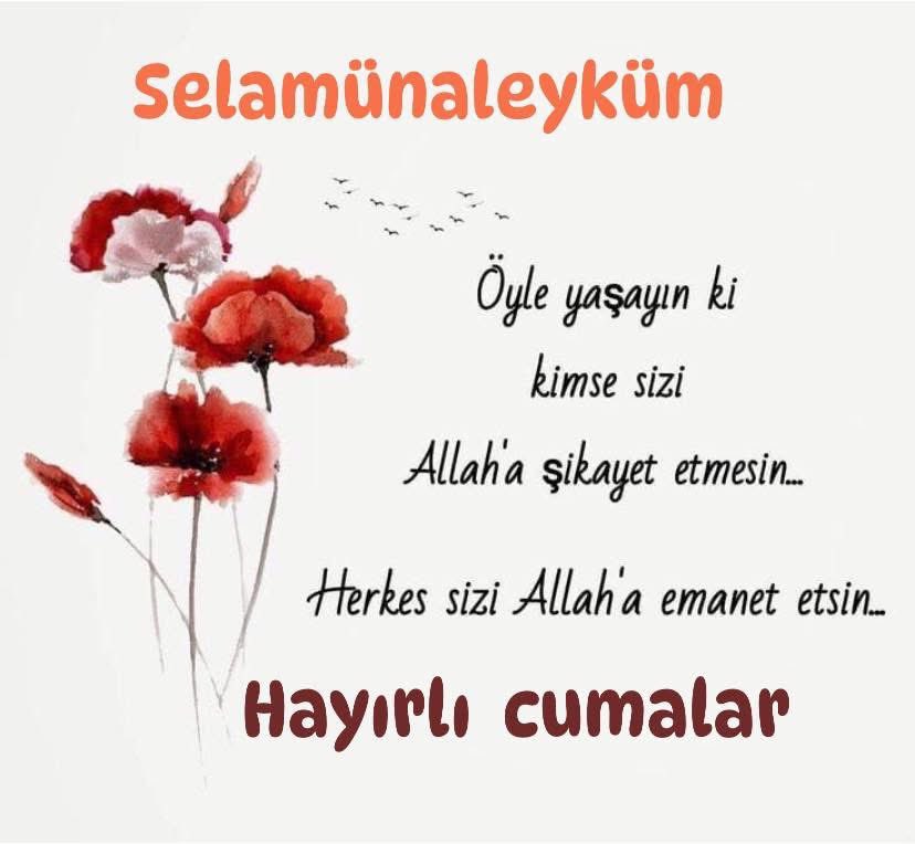 Selamünaleyküm
#Hayırlıcumalar
diliyorum
 <a href="/AbdulhadiOzatas/">Abdulhadi Özataş</a> <a href="/KutahyaYigit/">Abdullah yiğit Kütah</a> <a href="/muzaffer_blbl61/">Muzaffer Bülbül</a> 
<a href="/ImamCad/">Haci İmam ÇADIRCI</a> <a href="/SKAfridi_1/">Sajid Khan Afridi ساجد خان آفریدی</a> 
<a href="/Ziyafb4/">Ziyafb</a> <a href="/_bir63/">Mehmet</a> 
<a href="/dedesi_y/">Y.Selim'in dedesi</a> <a href="/mevliyaogluu/">Mehmet Evliyaoğlu</a> 
<a href="/adem_hosanli/">Adem HOSANLI</a> 
<a href="/hasantemur/">Hasan Aktemur.</a> <a href="/OsmanOsmanbzkrt/">osman bozkurt</a> <a href="/senolravzaa/">Şenol Kızılkaya</a> <a href="/KonakZafer/">ZAFER KONAK</a> <a href="/muhsinsari0303/">Muhsin Sarı II</a> <a href="/YE_polat/">Yunus Emre Polat</a> <a href="/mehmet_alim_25/">Mehmet Nuri ALİM</a>