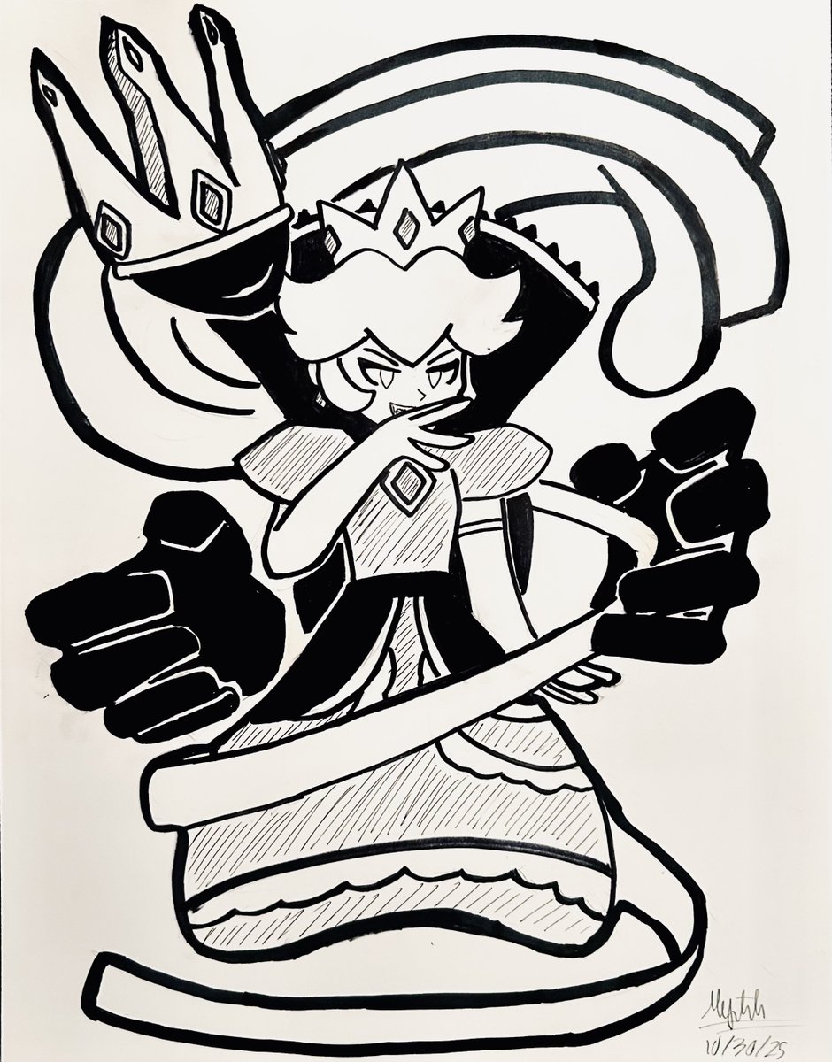 Myth_Roses's tweet photo. 30.) Shadow Queen #PaperMarioTTYD https://t.co/YtGgkMXVrl